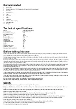 Предварительный просмотр 4 страницы Yokota RRI-50R Manual