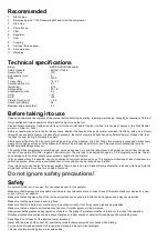 Предварительный просмотр 4 страницы Yokota RRI-50X Manual