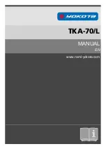 Yokota TKA-70/L Manual предпросмотр