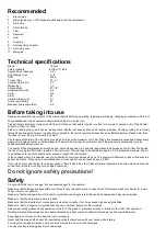 Preview for 4 page of Yokota TKA-70A-C Manual