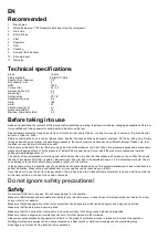 Предварительный просмотр 3 страницы Yokota TKA-80A-C Manual