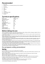 Предварительный просмотр 4 страницы Yokota TKA700A-C Manual