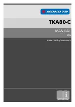 Yokota TKA80-C Manual предпросмотр