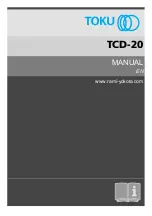 Предварительный просмотр 1 страницы Yokota TOKU TCD-20 Manual