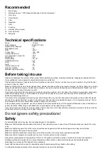 Предварительный просмотр 4 страницы Yokota YEX-3000 Manual