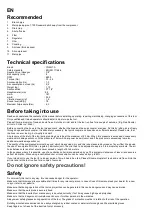 Preview for 3 page of Yokota YLTX80E Manual