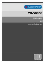 Yokota YX-500SE Manual preview