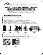 Preview for 1 page of Yoli Sunset 170 Setup And Take Down Instructions