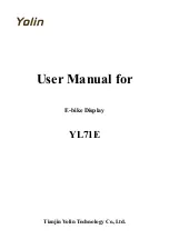 Yolin YL71E User Manual предпросмотр