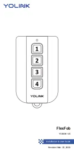 Yolink FlexFob Installation & User Manual preview