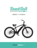 Yolo Electric Beach Bolt Owner'S Manual preview