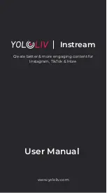 YoloLIV Instream User Manual preview