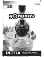 Yonanas Petra User Manual preview