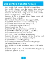 Предварительный просмотр 5 страницы Yongnuo E-TTL User Manual