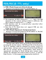 Предварительный просмотр 16 страницы Yongnuo E-TTL User Manual