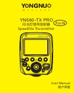 Предварительный просмотр 1 страницы Yongnuo YN560-TX PRO User Manual