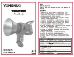 Yongnuo YNRAY200 User Manual предпросмотр