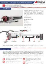 YOODA 35R Instructions Manual предпросмотр