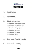 Preview for 2 page of Yoosol Electronics PRIMO-P1 User Manual