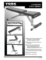 York Fitness 13 IN 1 BENCH Instructions Manual preview