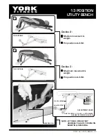 Предварительный просмотр 5 страницы York Fitness 13 IN 1 BENCH Instructions Manual