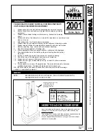 Preview for 10 page of York Fitness 2001 Assembly Instruction Manual