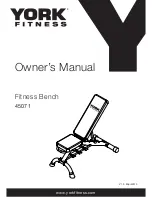 Preview for 1 page of York Fitness 45071 Owner'S Manual