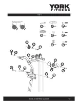 Предварительный просмотр 13 страницы York Fitness 50031 Owner'S Manual