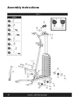 Предварительный просмотр 10 страницы York Fitness 50033 Owner'S Manual