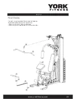 Предварительный просмотр 23 страницы York Fitness 50033 Owner'S Manual