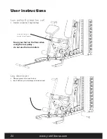 Предварительный просмотр 24 страницы York Fitness 50033 Owner'S Manual