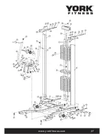 Предварительный просмотр 27 страницы York Fitness 50033 Owner'S Manual