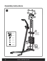 Preview for 12 page of York Fitness 50037 Owner'S Manual