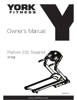 Preview for 1 page of York Fitness 51109 Owner'S Manual