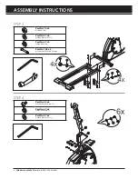 Preview for 8 page of York Fitness 52024 Instruction Manual