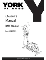 Preview for 1 page of York Fitness 52076A Owner'S Manual
