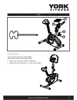 Предварительный просмотр 9 страницы York Fitness 53061 Owner'S Manual