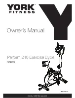 Preview for 1 page of York Fitness 53063 Owner'S Manual