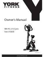 York Fitness 53085 Owner'S Manual preview