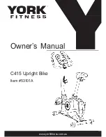 Preview for 1 page of York Fitness 53101A Owner'S Manual