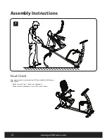 Preview for 10 page of York Fitness 7000 Series C-II Owner'S Manual