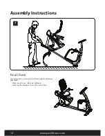 Предварительный просмотр 10 страницы York Fitness 7000 Series C-II Owner'S Manual