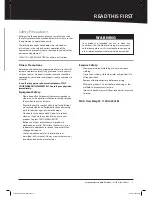 Preview for 3 page of York Fitness Accomplish X-Trainer 52028 Instruction Manual