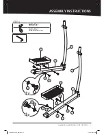 Предварительный просмотр 9 страницы York Fitness Accomplish X-Trainer 52028 Instruction Manual
