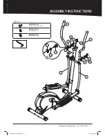 Предварительный просмотр 11 страницы York Fitness Accomplish X-Trainer 52028 Instruction Manual