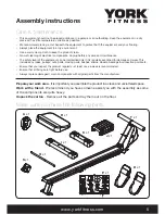 Preview for 5 page of York Fitness Active 110 Rower Owner'S Manual