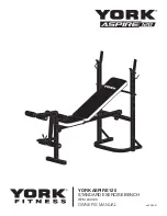 York Fitness ASPIRE 120 Owner'S Manual preview