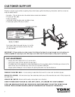 Preview for 3 page of York Fitness ASPIRE 320 Owner'S Manual