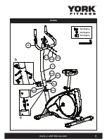 Preview for 9 page of York Fitness Aspire Exercise Cycle 53070 Owner'S Manual