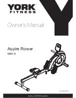 Preview for 1 page of York Fitness Aspire Rower 56019 Owner'S Manual